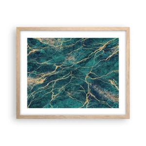 Plakat w ramie jasny dąb - Żyła złota - 50x40 cm