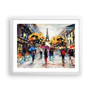 Plakat w białej ramie - Jesienią szczególnie piękny - 50x40 cm