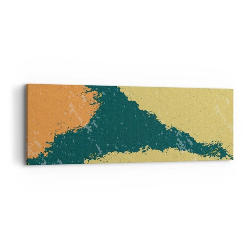 Obraz na płótnie - Abstrakcja – powolnym ruchem - 90x30 cm