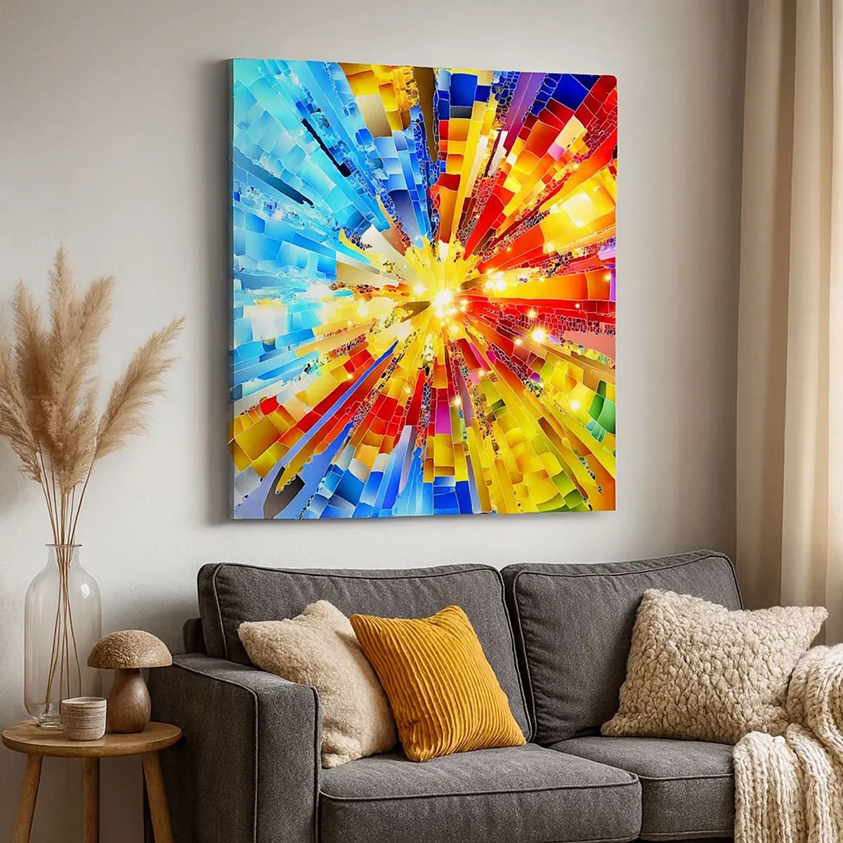 Obraz na płótnie - In medias res - 30x30 cm