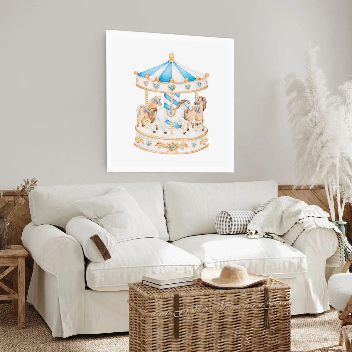 Plakat - Słodkie dzieciństwo - 30x30 cm