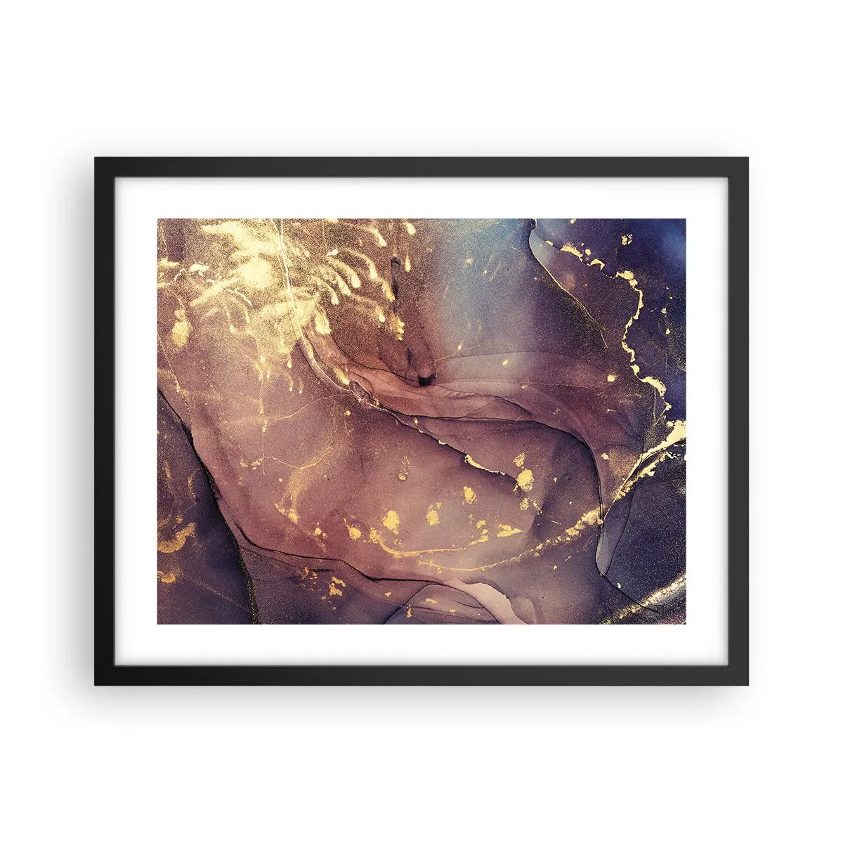 Plakat w czarnej ramie - Materia i duch - 50x40 cm