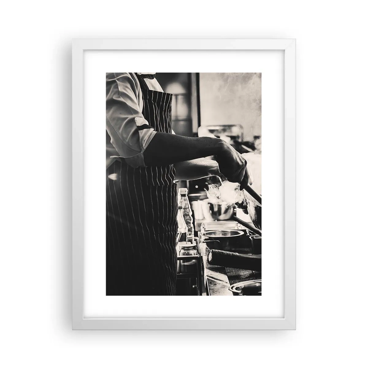 Plakat w białej ramie - Alchemia smaków - 30x40 cm