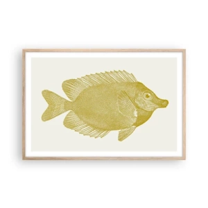 Plakat w ramie jasny dąb - Ryba i tyle - 91x61 cm