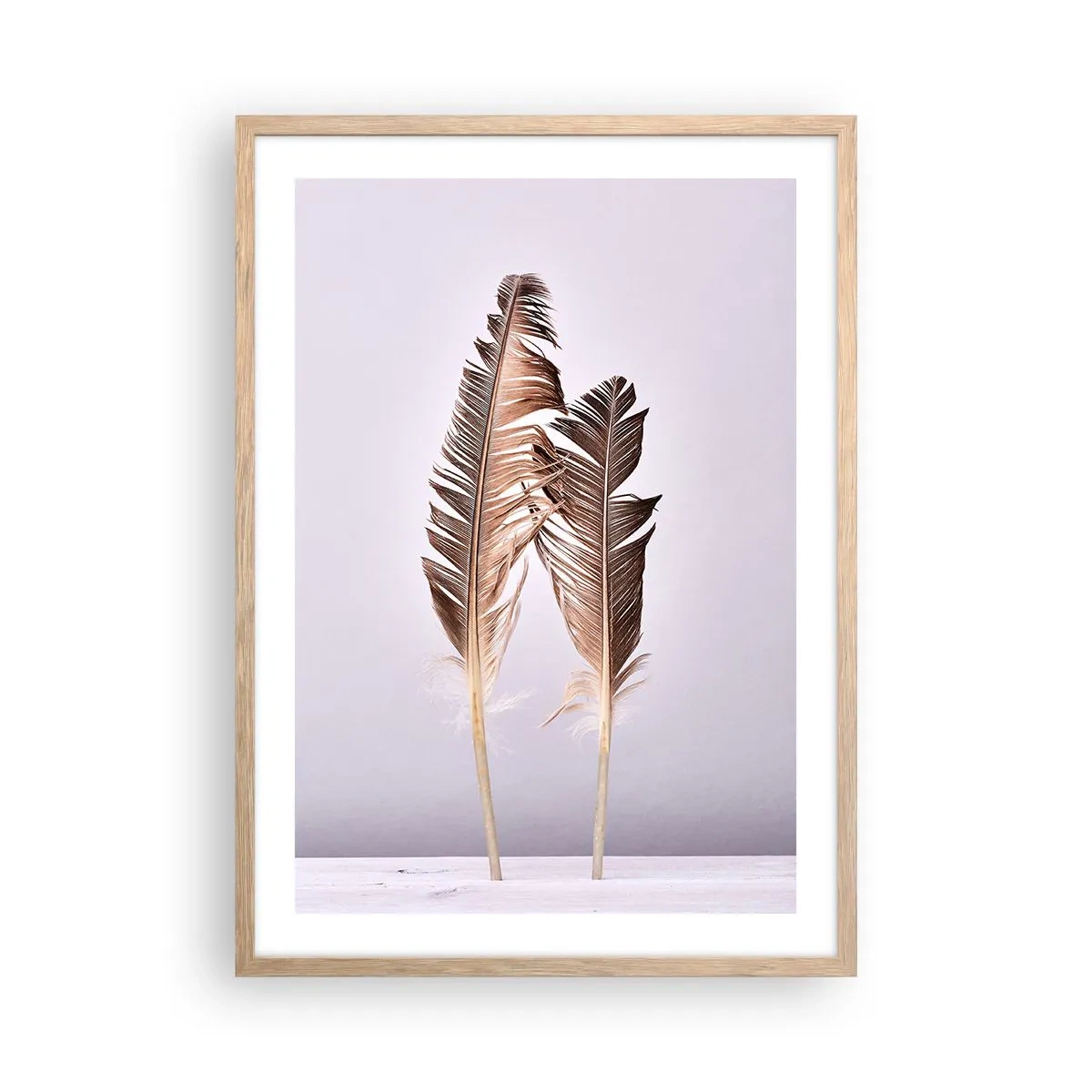 Plakat w ramie jasny dąb - Przeciw nicości - 50x70 cm