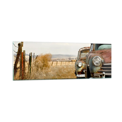 Obraz na szkle - Zasłużony odpoczynek - 90x30 cm