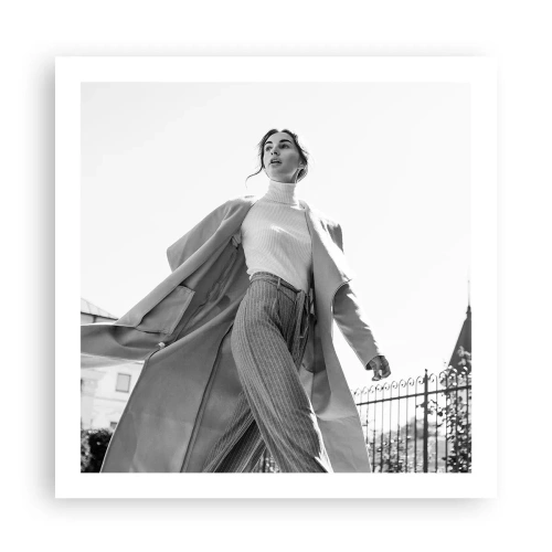 Plakat - Idziesz ze mną? - 60x60 cm