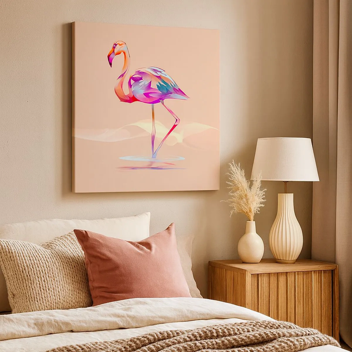 Obraz na płótnie - Ptak dobrych emocji - 30x30 cm