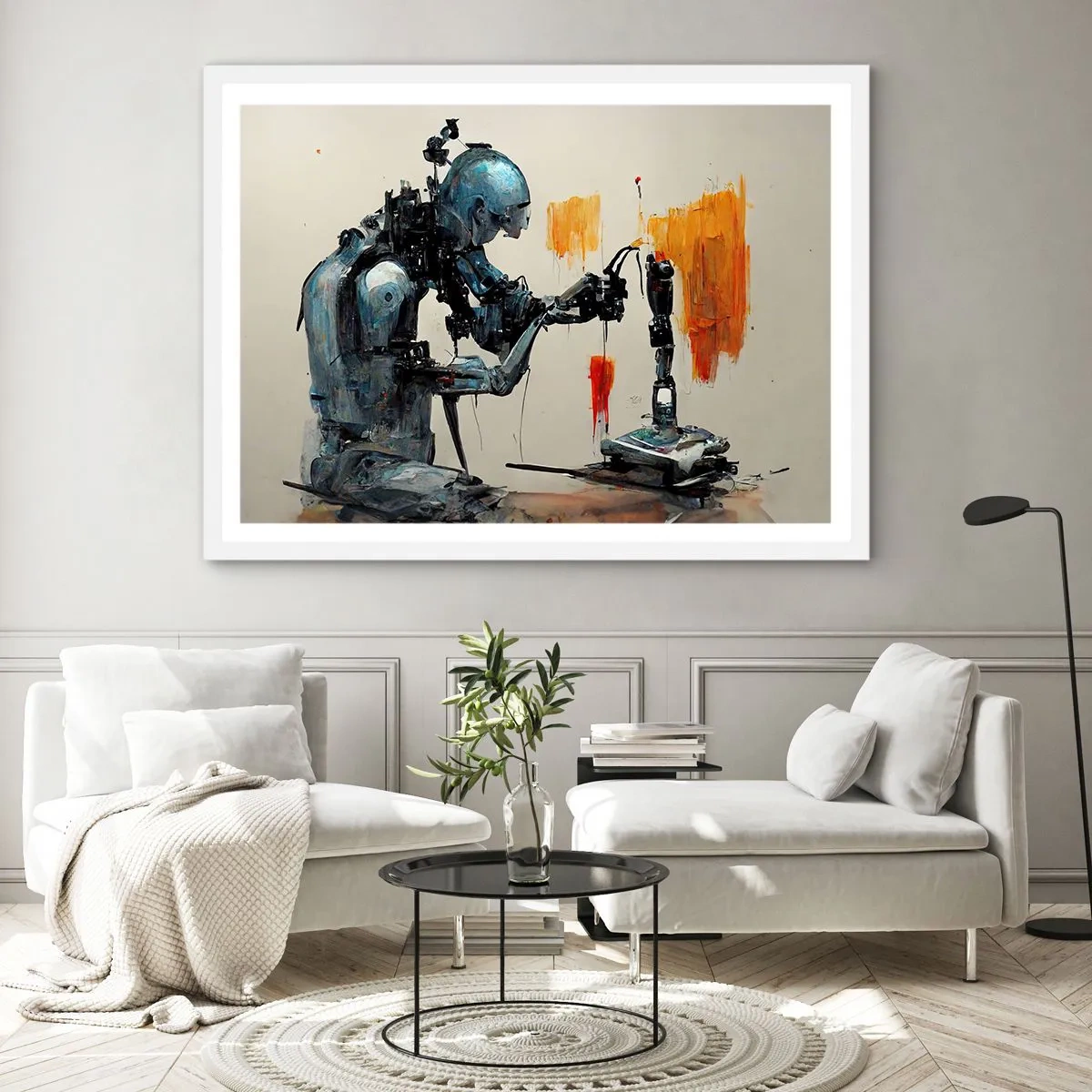 Plakat w białej ramie - Już jutro… - 100x70 cm