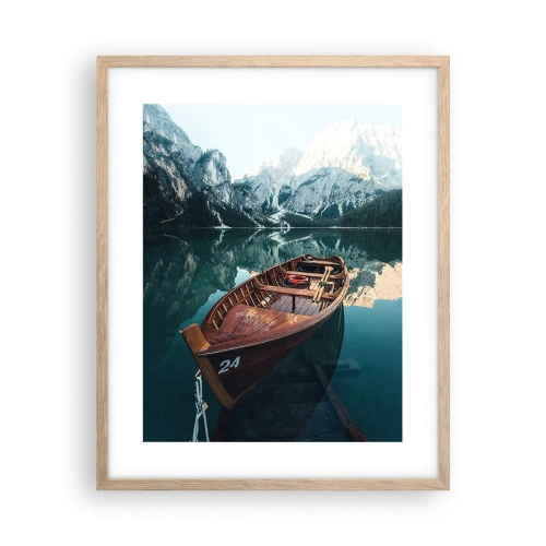 Plakat w ramie jasny dąb - Jak na szkle malowane - 40x50 cm