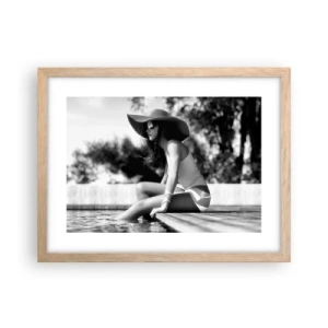 Plakat w ramie jasny dąb - Letnie marzenie - 40x30 cm