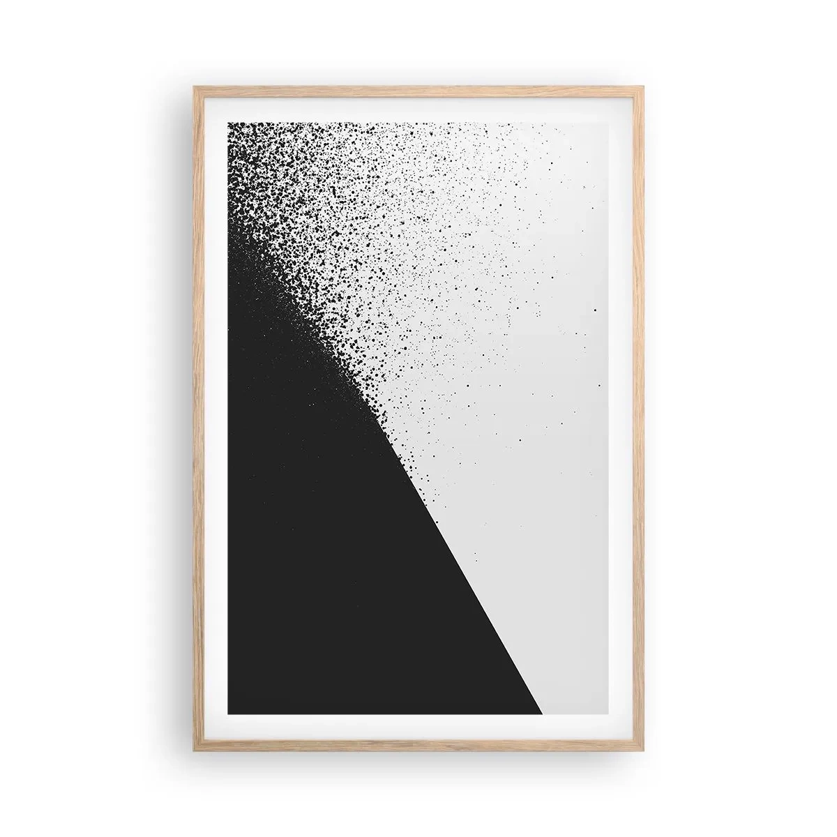 Plakat w ramie jasny dąb - Coraz szybciej, coraz więcej - 61x91 cm