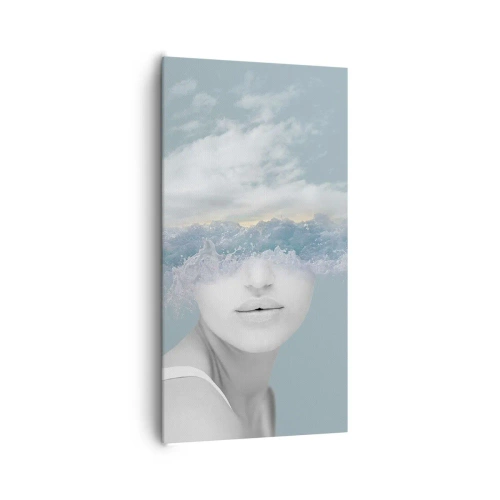 Obraz na płótnie - Z głową w chmurach - 65x120 cm