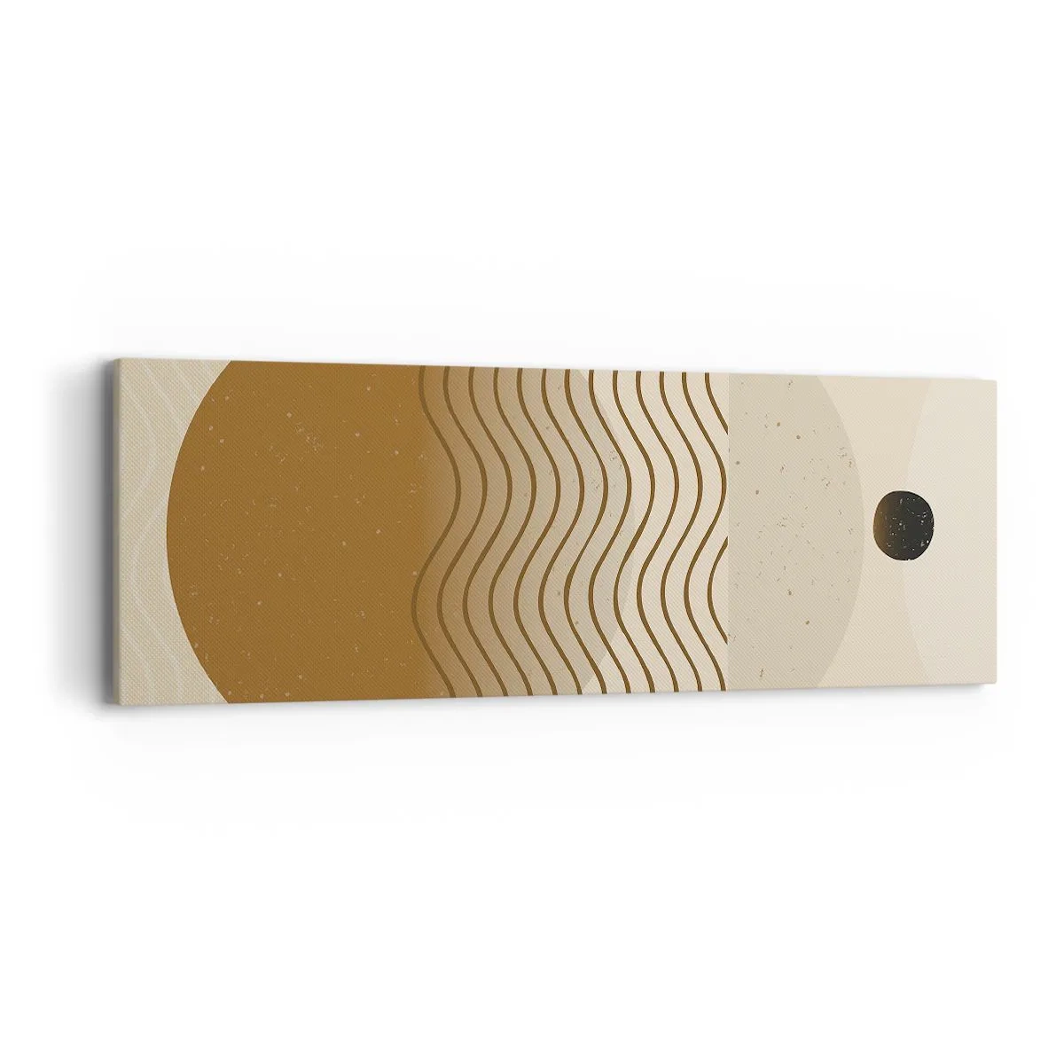 Obraz na płótnie - O pochodzeniu figur geometrycznych - 90x30 cm