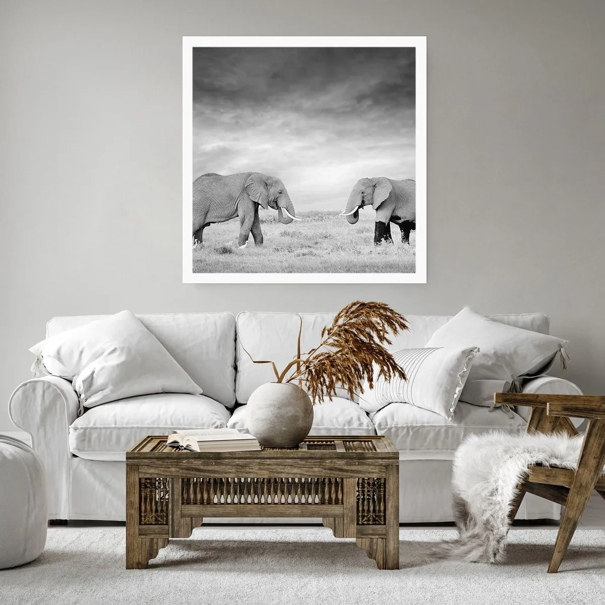 Plakat - Szare jest piękne - 30x30 cm