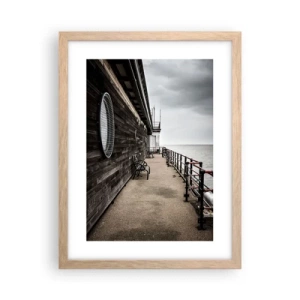 Plakat w ramie jasny dąb - Czas zatrzymany - 30x40 cm