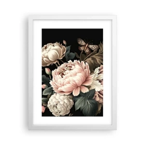 Plakat w białej ramie - W barokowym stylu - 30x40 cm