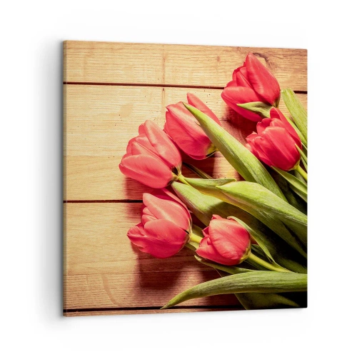 Obraz na płótnie - Wiosenne wyznanie - 50x50 cm