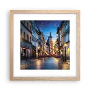 Plakat w ramie jasny dąb - Krakowski czar - 30x30 cm