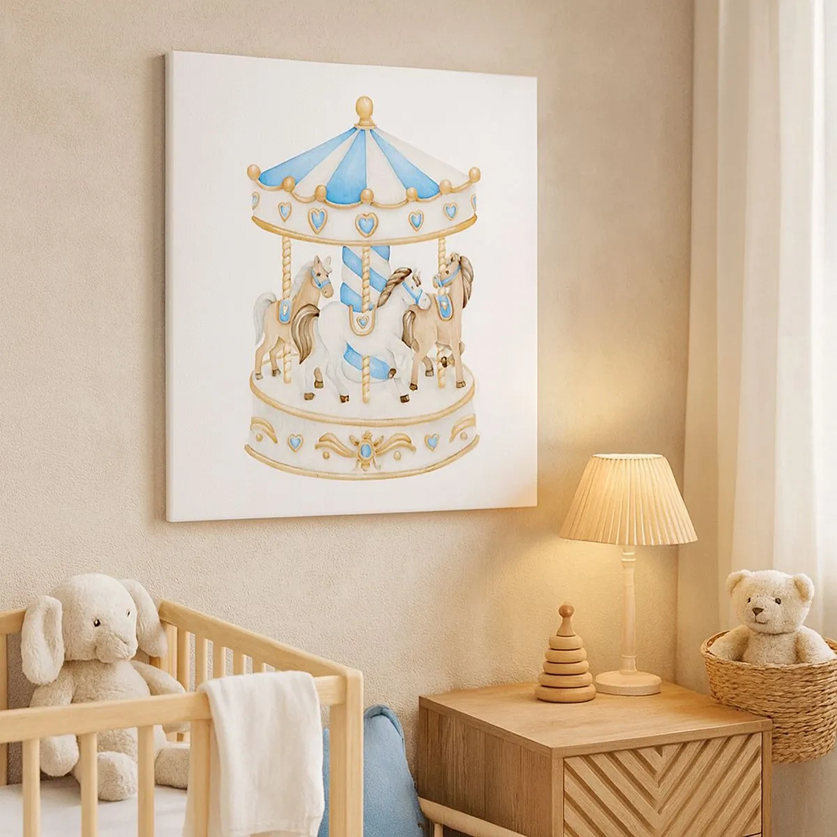 Obraz na płótnie - Słodkie dzieciństwo - 30x30 cm