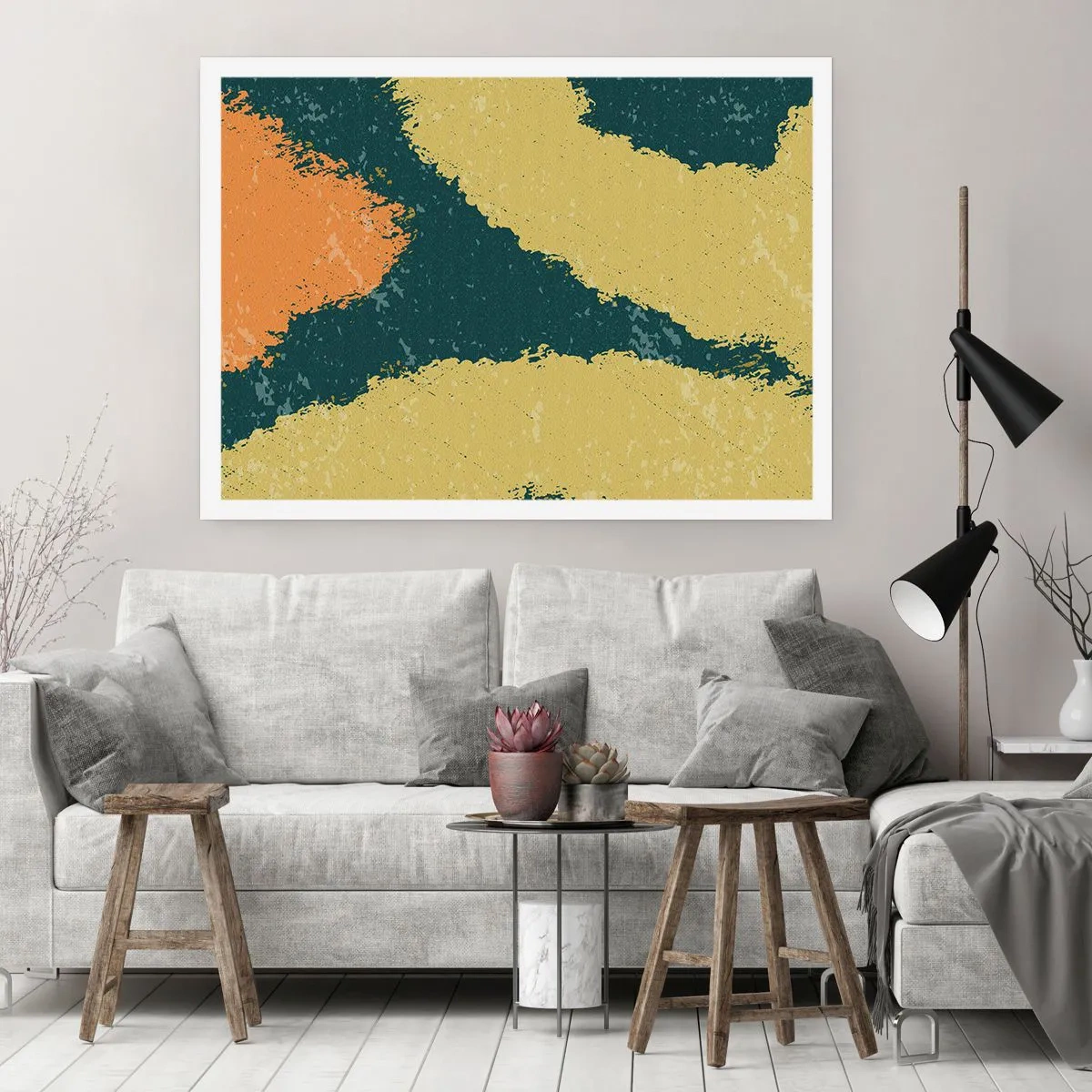Plakat - Abstrakcja – powolnym ruchem - 91x61 cm