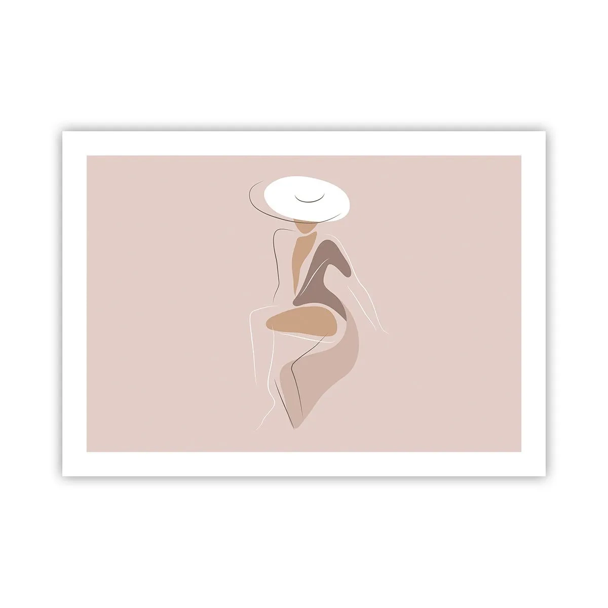 Plakat - Damą być - 70x50 cm