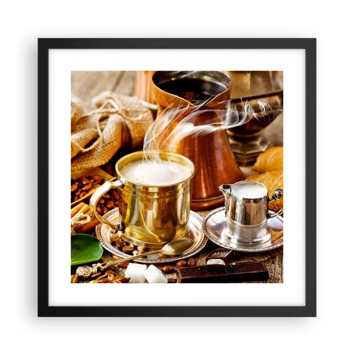 Plakat w czarnej ramie - Miłego dnia! - 40x40 cm