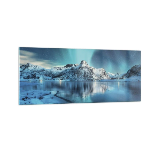 Obraz na szkle - Noc światła - 100x40 cm