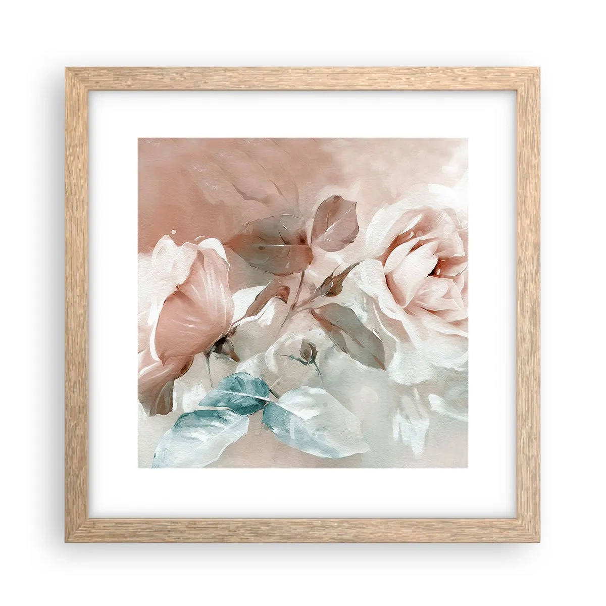 Plakat w ramie jasny dąb - Duch romantyzmu - 30x30 cm