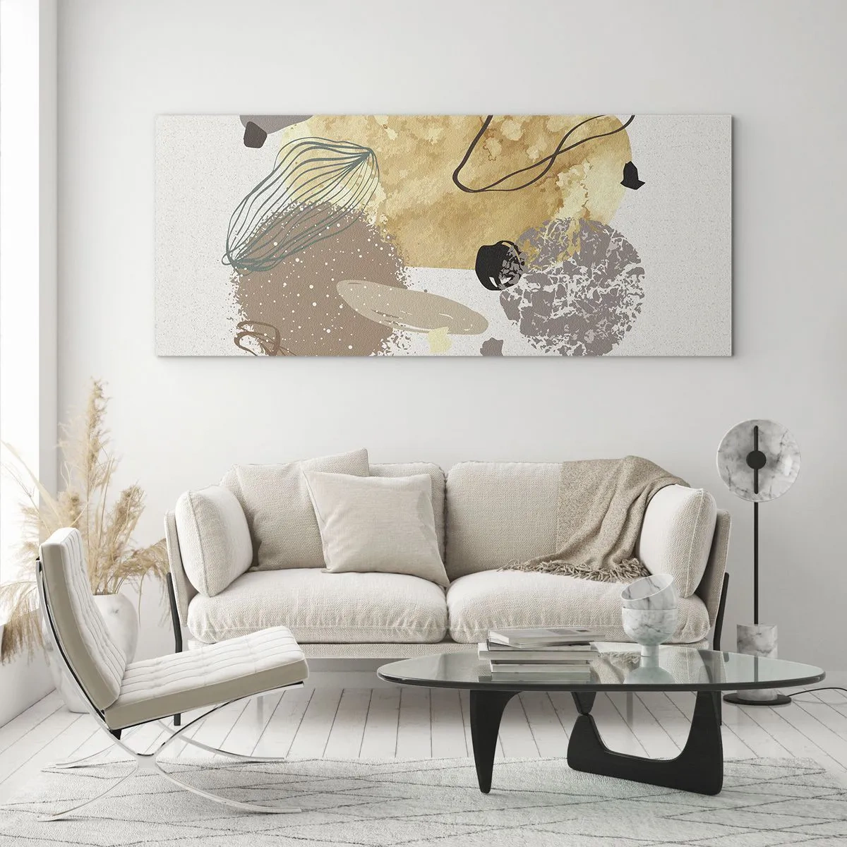 Obraz na szkle - Plumkologia stosowana - 100x40 cm