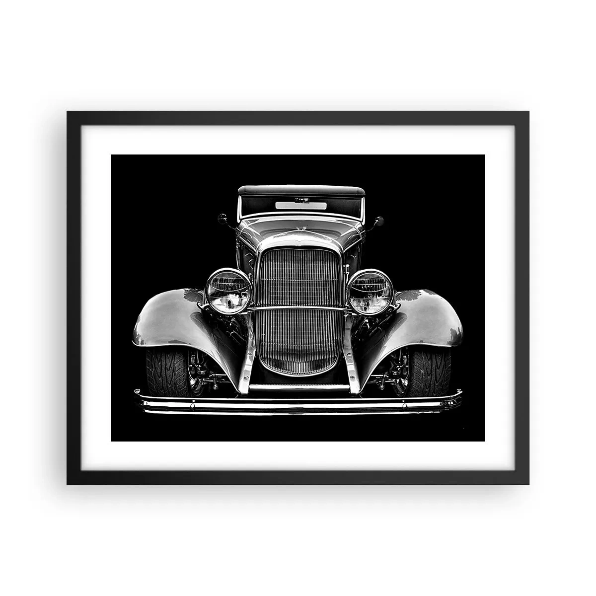 Plakat w czarnej ramie - Prawdziwy gentelman - 50x40 cm