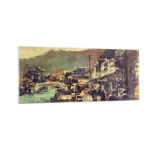 Obraz na szkle - Życie jako bogactwo szarości - 100x40 cm