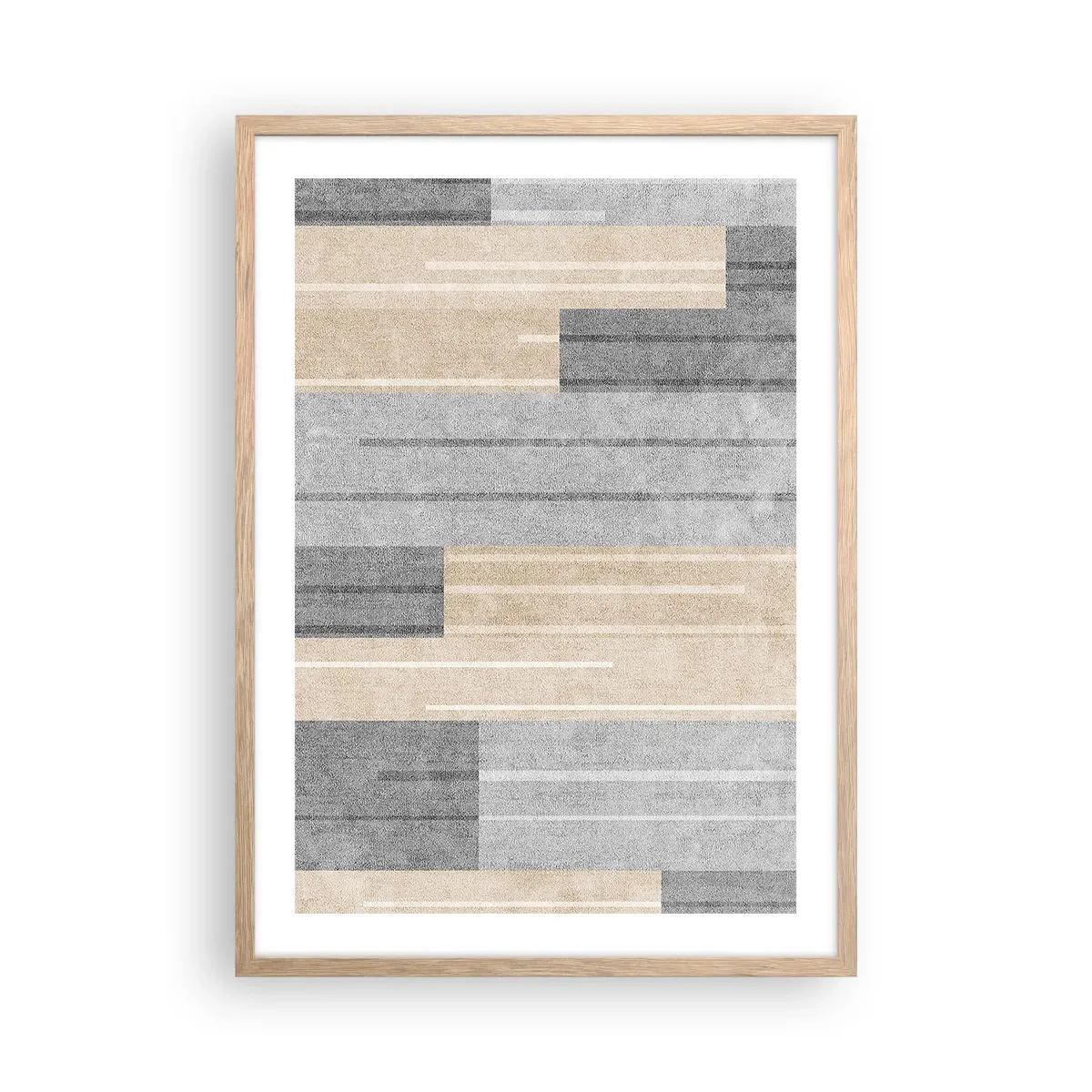 Plakat w ramie jasny dąb - Kompozycja: trzymać pion - 50x70 cm