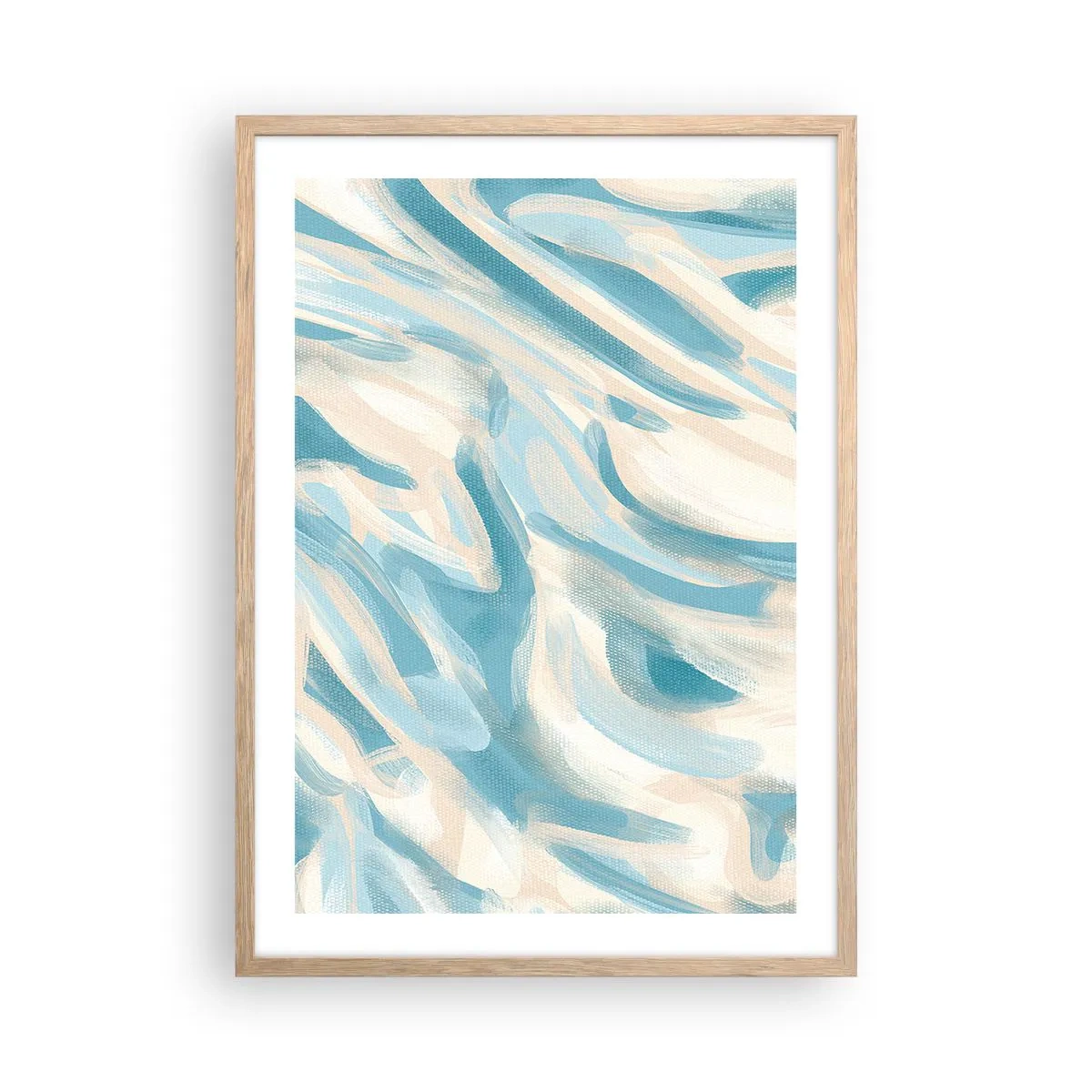 Plakat w ramie jasny dąb - Wiosenne powiewy - 50x70 cm