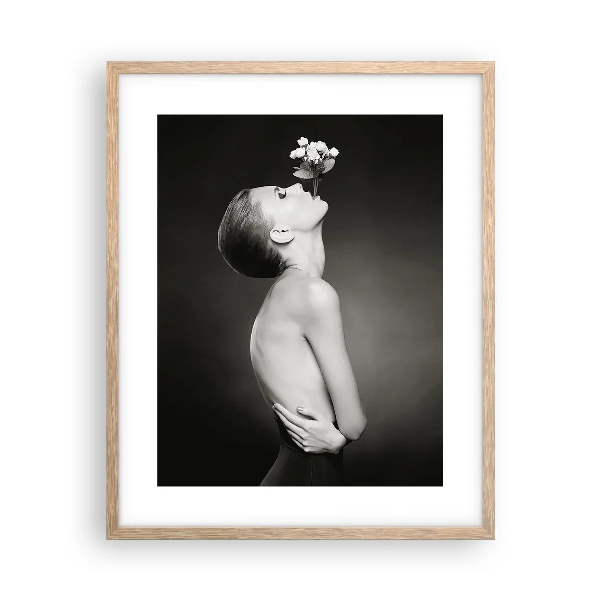 Plakat w ramie jasny dąb - Ekscentryczna elegancja - 40x50 cm