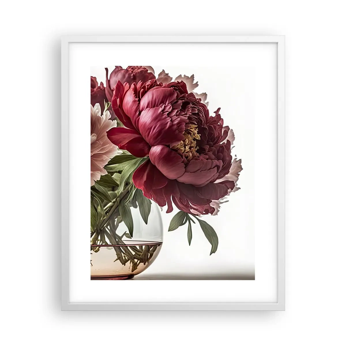 Plakat w białej ramie - W pełnym rozkwicie urody - 40x50 cm