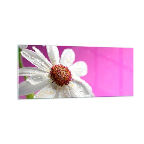 Obraz na szkle - Skromny w swojej urodzie - 100x40 cm