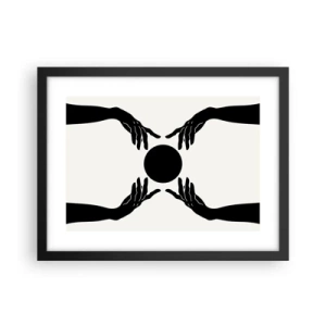 Plakat w czarnej ramie - Tajemny znak - 40x30 cm