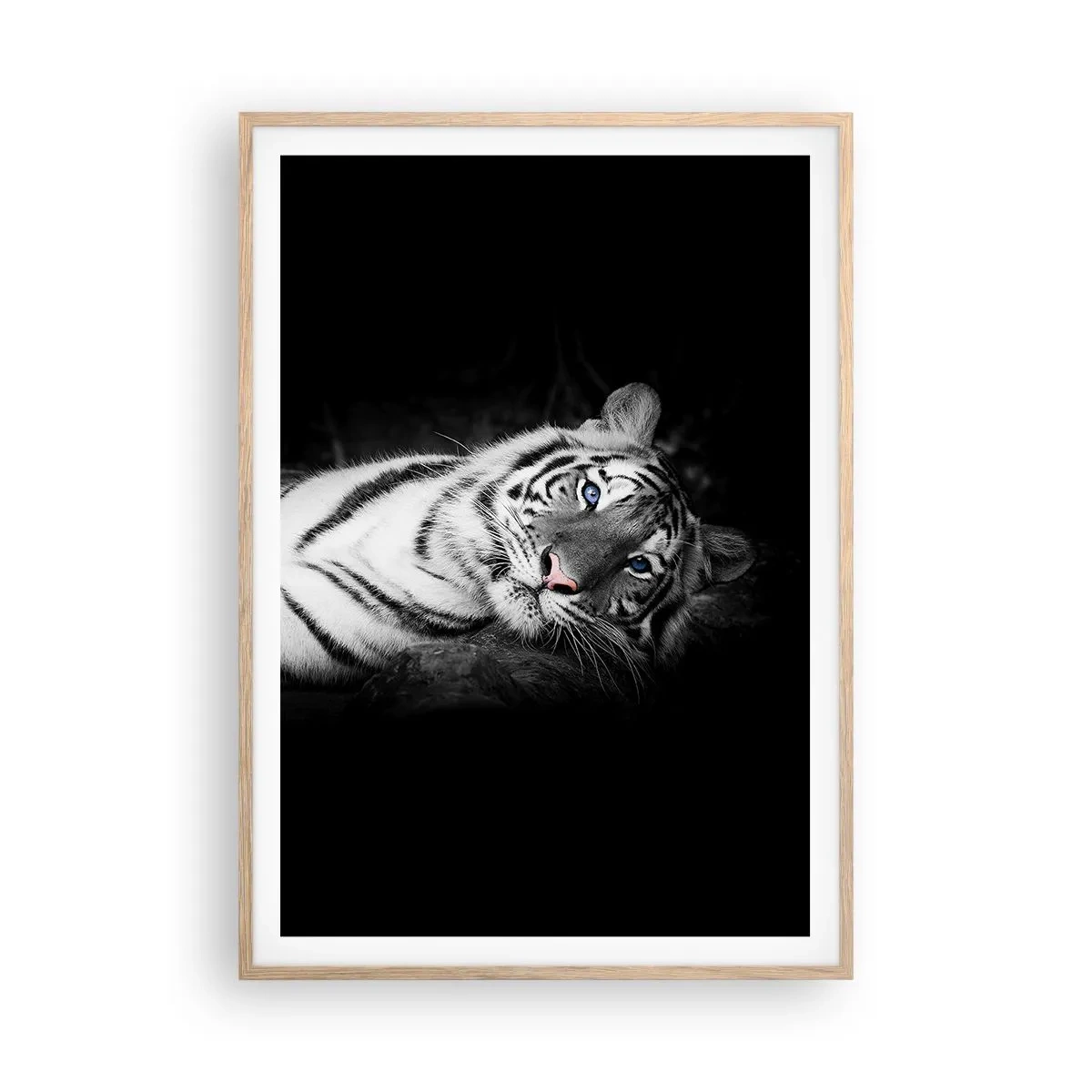 Plakat w ramie jasny dąb - Dzikość i spokój - 70x100 cm