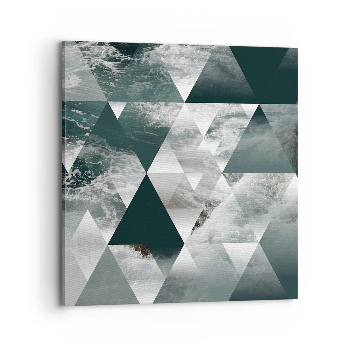 Obraz na płótnie - Kryształowa perspektywa - 70x70 cm