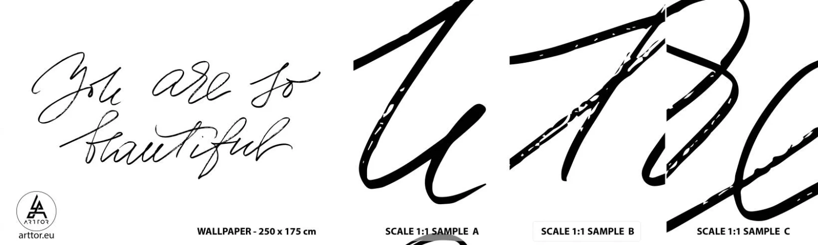 Fototapeta Próbka Samoprzylepna Deluxe Sticker - Naprawdę, uwierz… - Typografia, Afirmacja, Maksyma - 100x30 cm