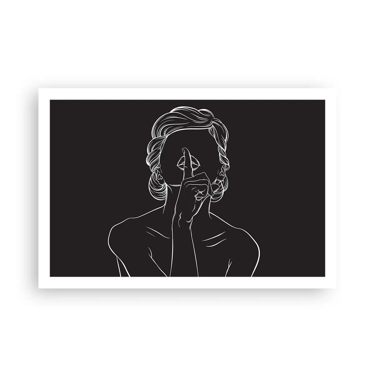 Plakat - Piękno rozkwita w ciszy - 91x61 cm