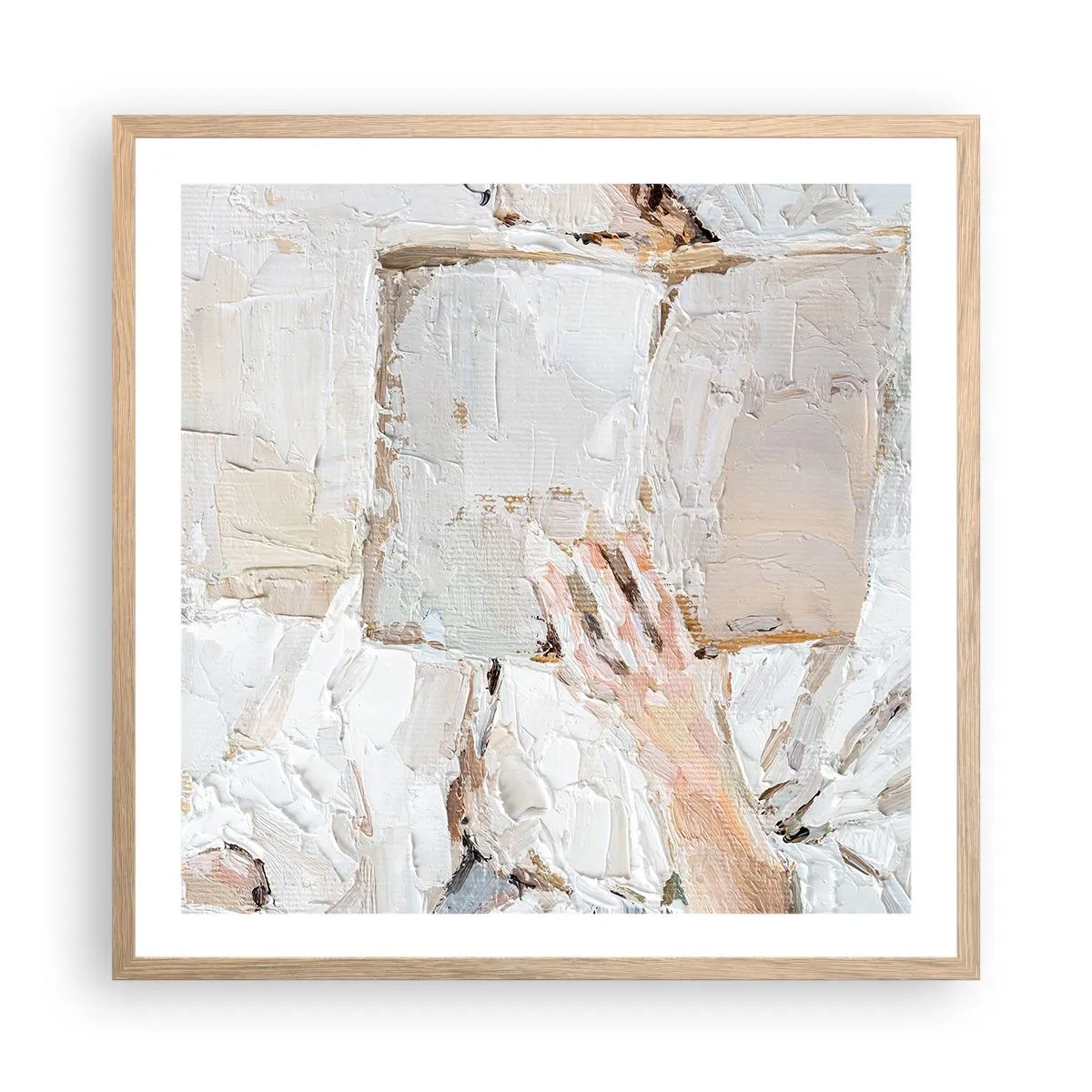 Plakat w ramie jasny dąb - W innym świecie - 60x60 cm