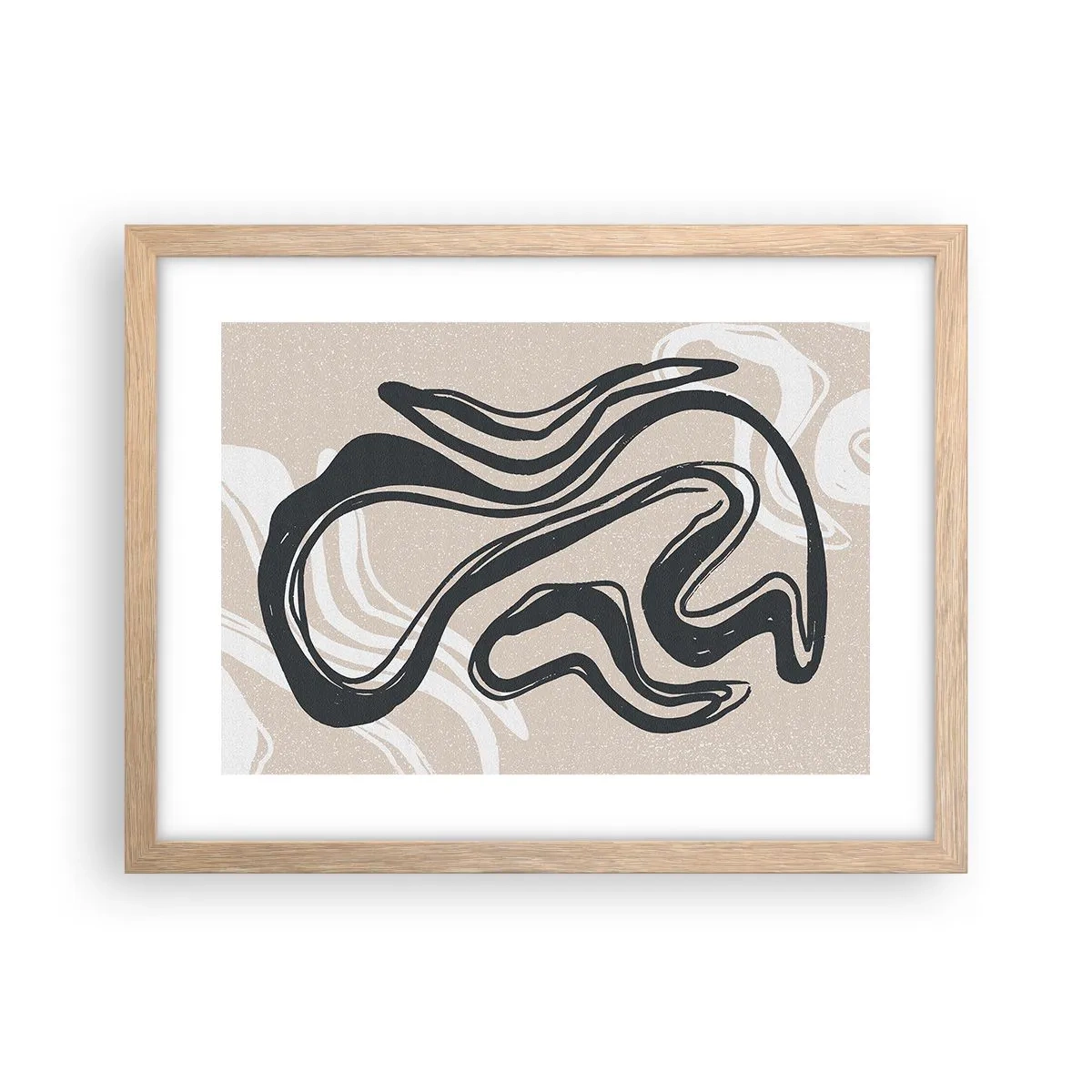 Plakat w ramie jasny dąb - Ekspresja zwielokrotniona - 40x30 cm