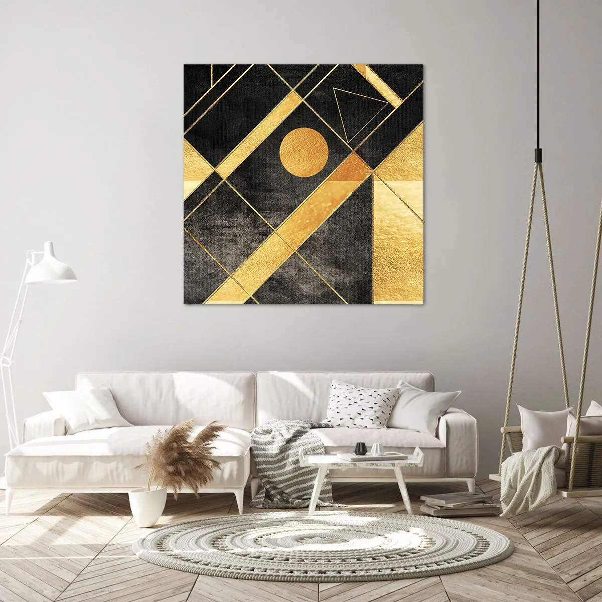 Obraz na płótnie - Słońce pustyni - 50x50 cm