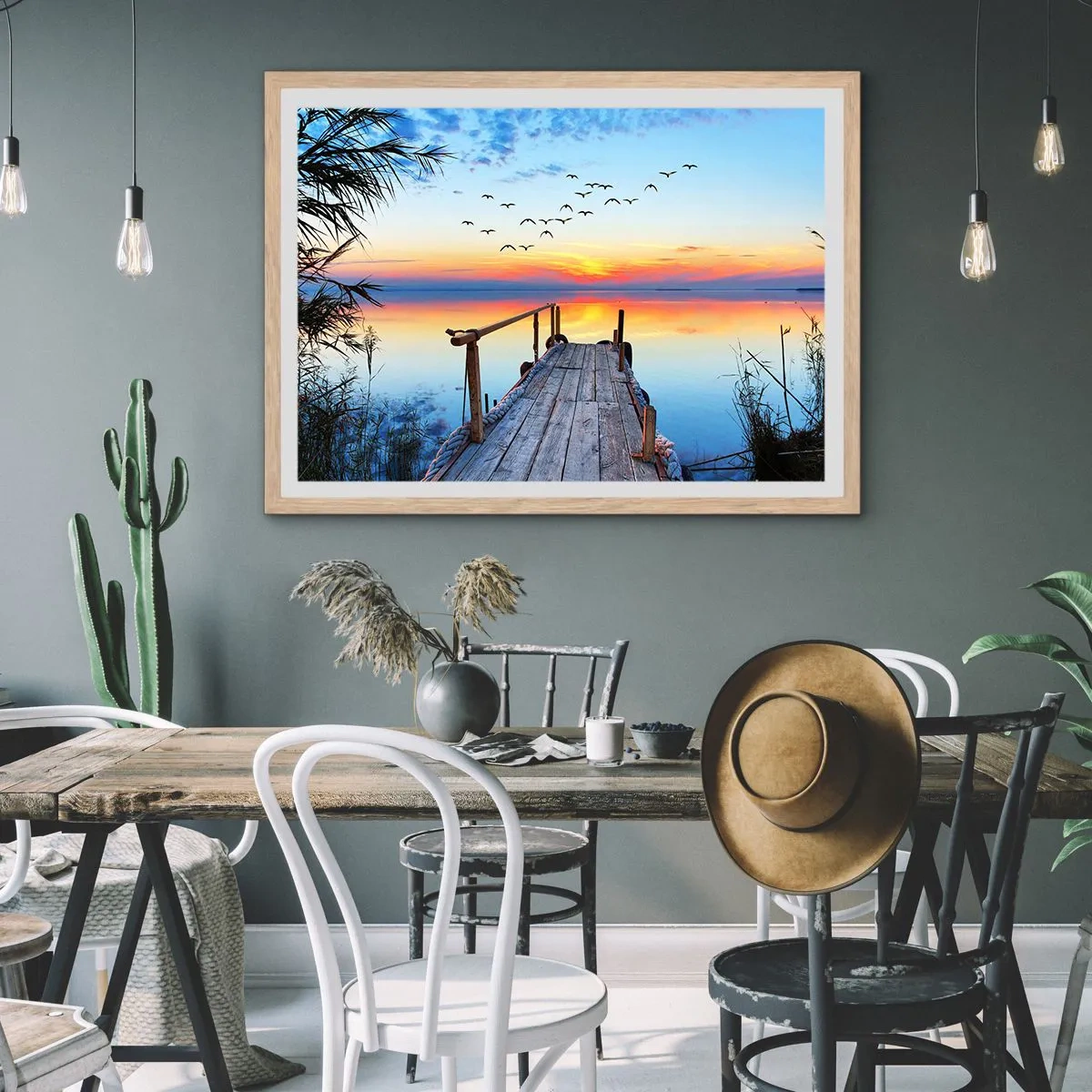 Plakat w ramie jasny dąb - Pora wracać… - 40x30 cm