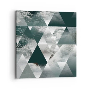 Obraz na płótnie - Kryształowa perspektywa - 70x70 cm