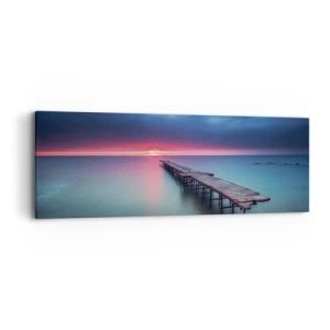 Obraz na płótnie - Między niebem a ziemią - 90x30 cm