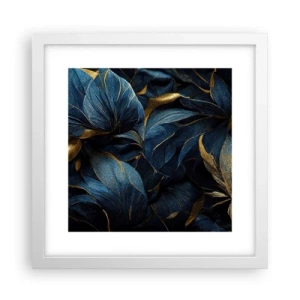 Plakat w białej ramie - Złotem podszyte - 30x30 cm