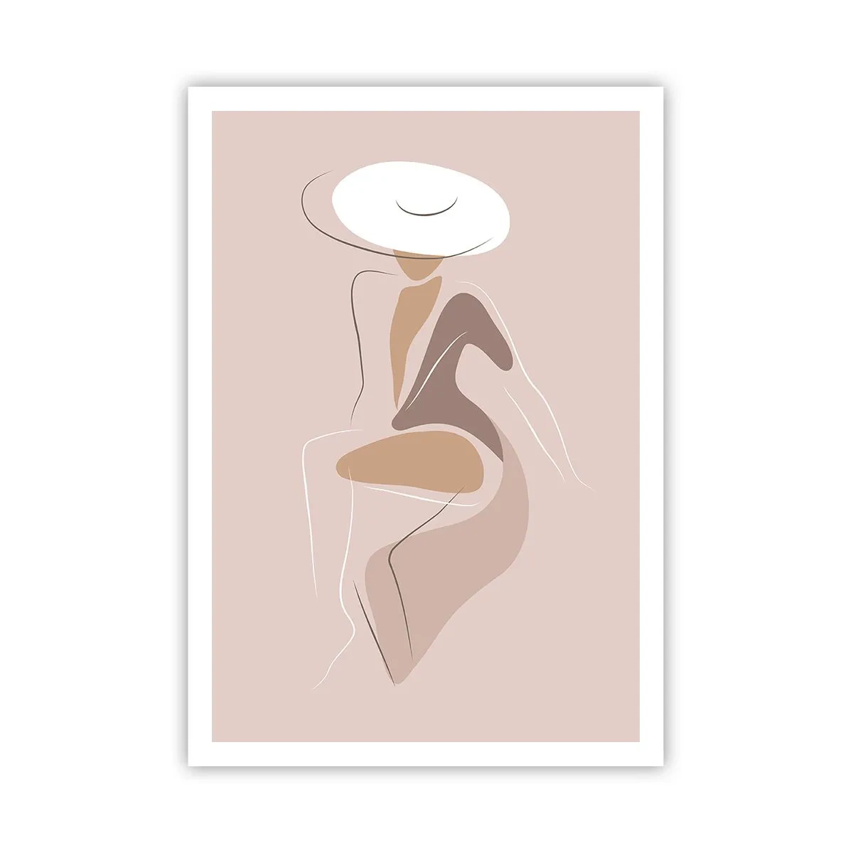 Plakat - Damą być - 70x100 cm